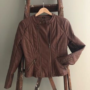 Women’s extra small faux leather jacket